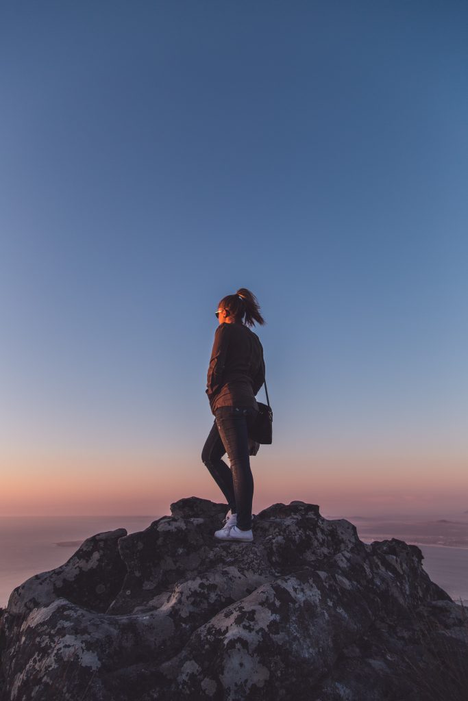 pensive woman thinking WHEN